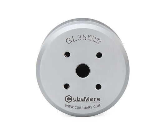 CubeMars GL35 KV100 Gimbal Motor, CubeMars GL35 KV100 gimbal motor: 16V, 0.15Nm torque, 90g, IP45 waterproof, large hollow shaft.