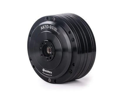 CubeMars AK10-9 V2.0 robotic actuator offers 18Nm/15Nm torque, dual encoder, supports MIT and servo modes.