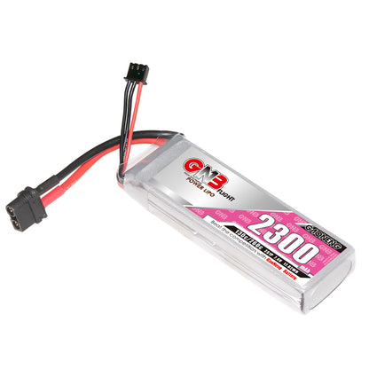 GAONENG GNB 2S 7.4V 2300mAh 130C LiPo battery, single pack with power lead and balance plug