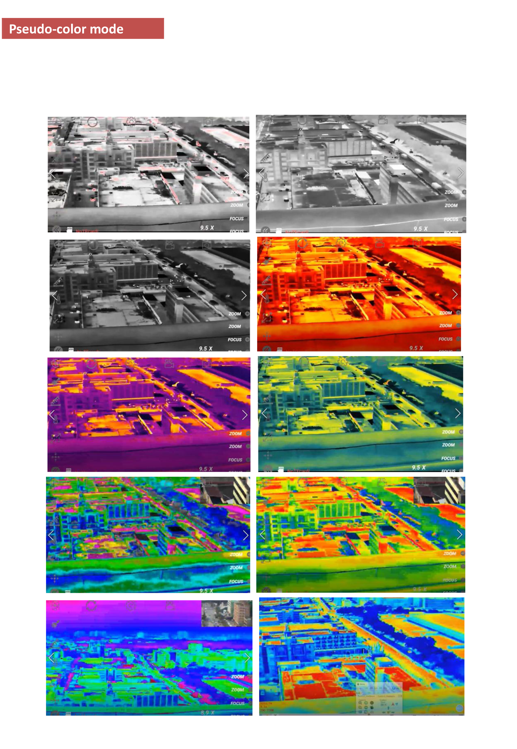 TOPOTEK KIP10G613 Dual Light Drone Gimbal, Advanced features: pseudo-color, 10x/90x zoom, high-res camera, and thermal imaging with stabilizing gimbal.