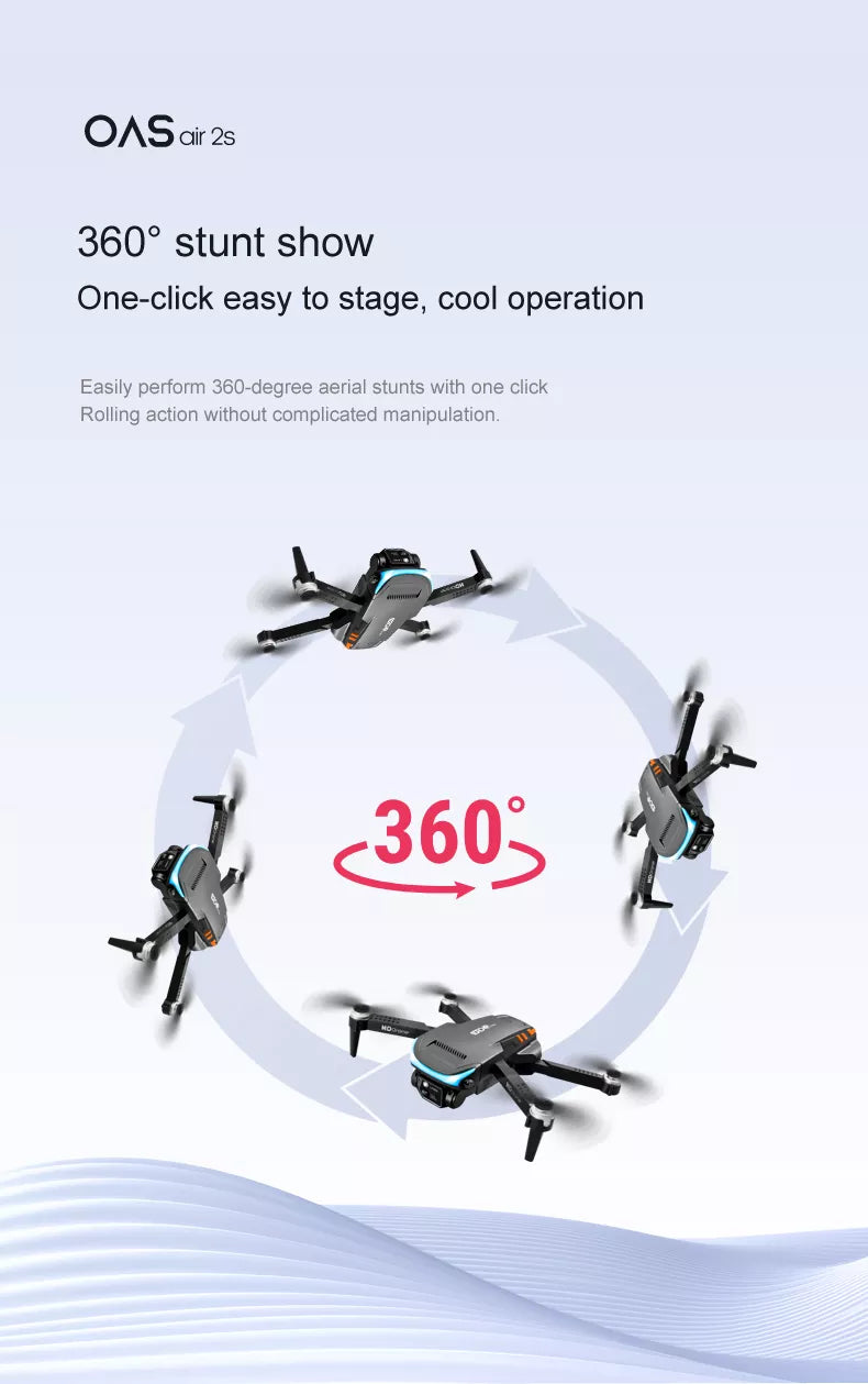 Z888 Drone, oasair 2s 3608 stunt show one-click easy