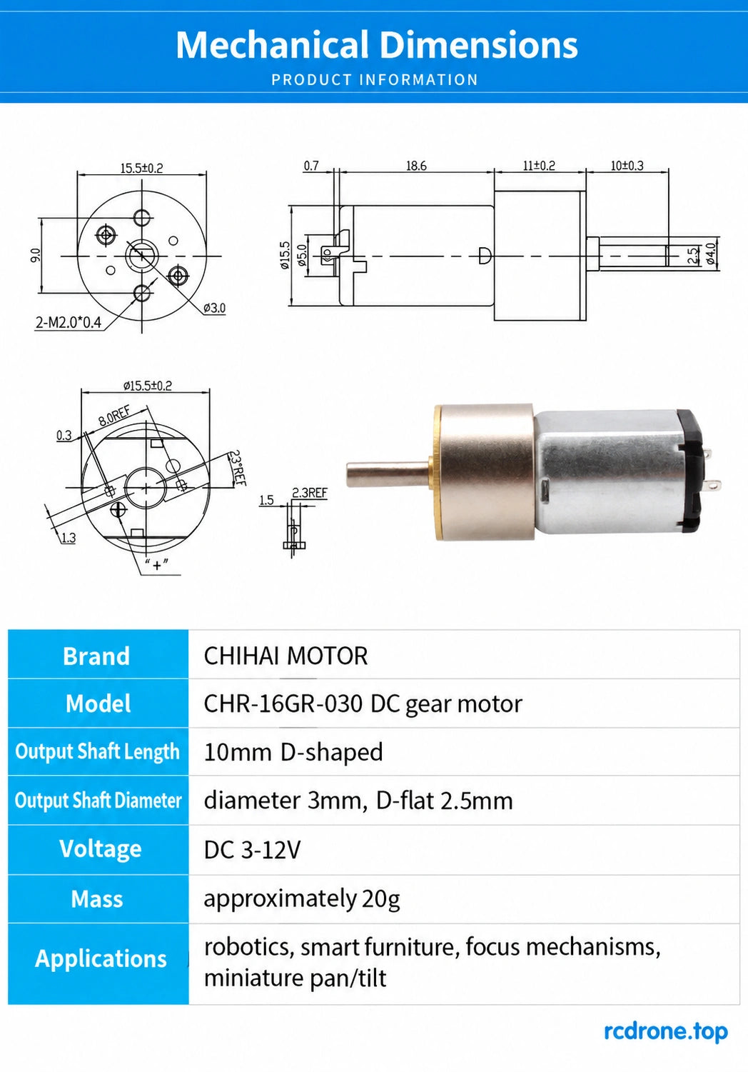 16GR030 dimensions;3mm sales description differs from4mm drawing label;verify shaft