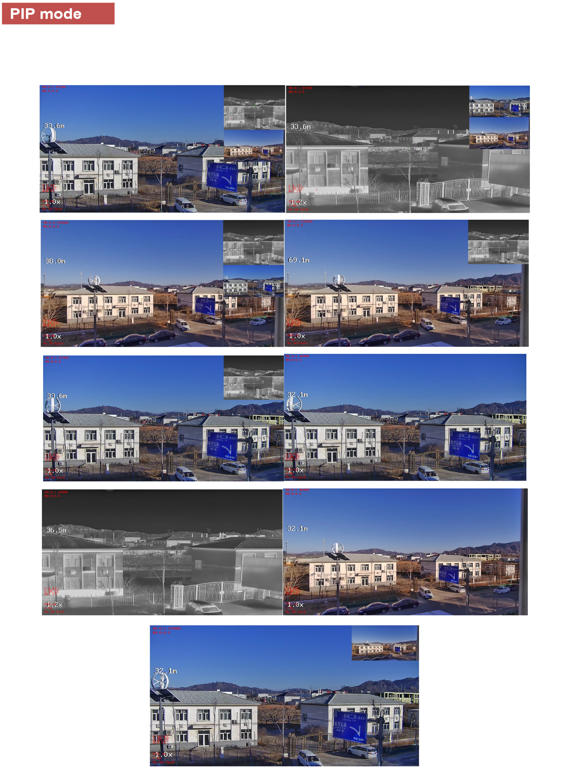 TOPOTEK KIT10C 4-Light Drone Gimbal, Control the camera and PTZ via serial port or network connectivity.