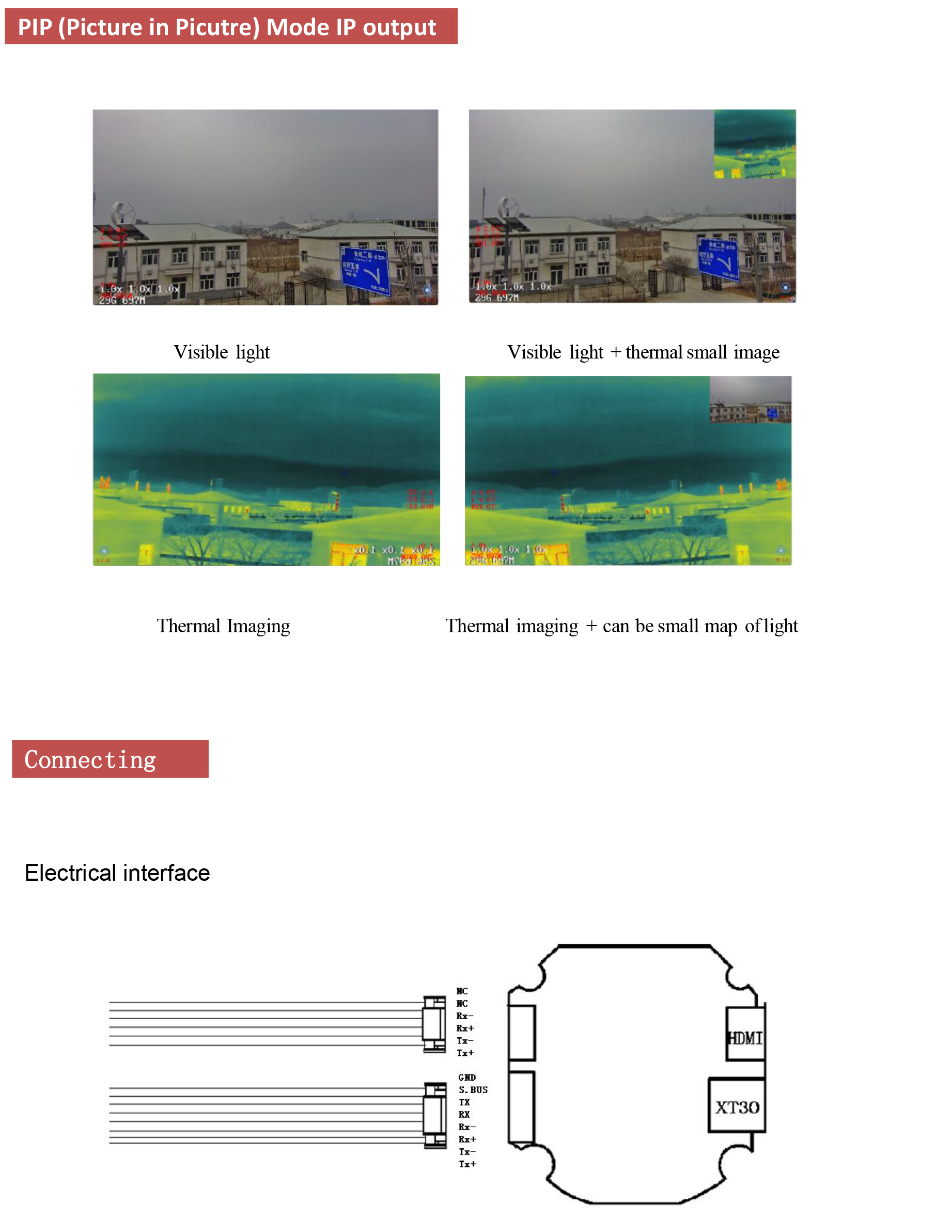 TOPOTEK KHY10G619 Dual Light Drone Gimbal, High-quality imaging and thermal sensing drone gimbal with 90x zoom and 640x512 resolution.