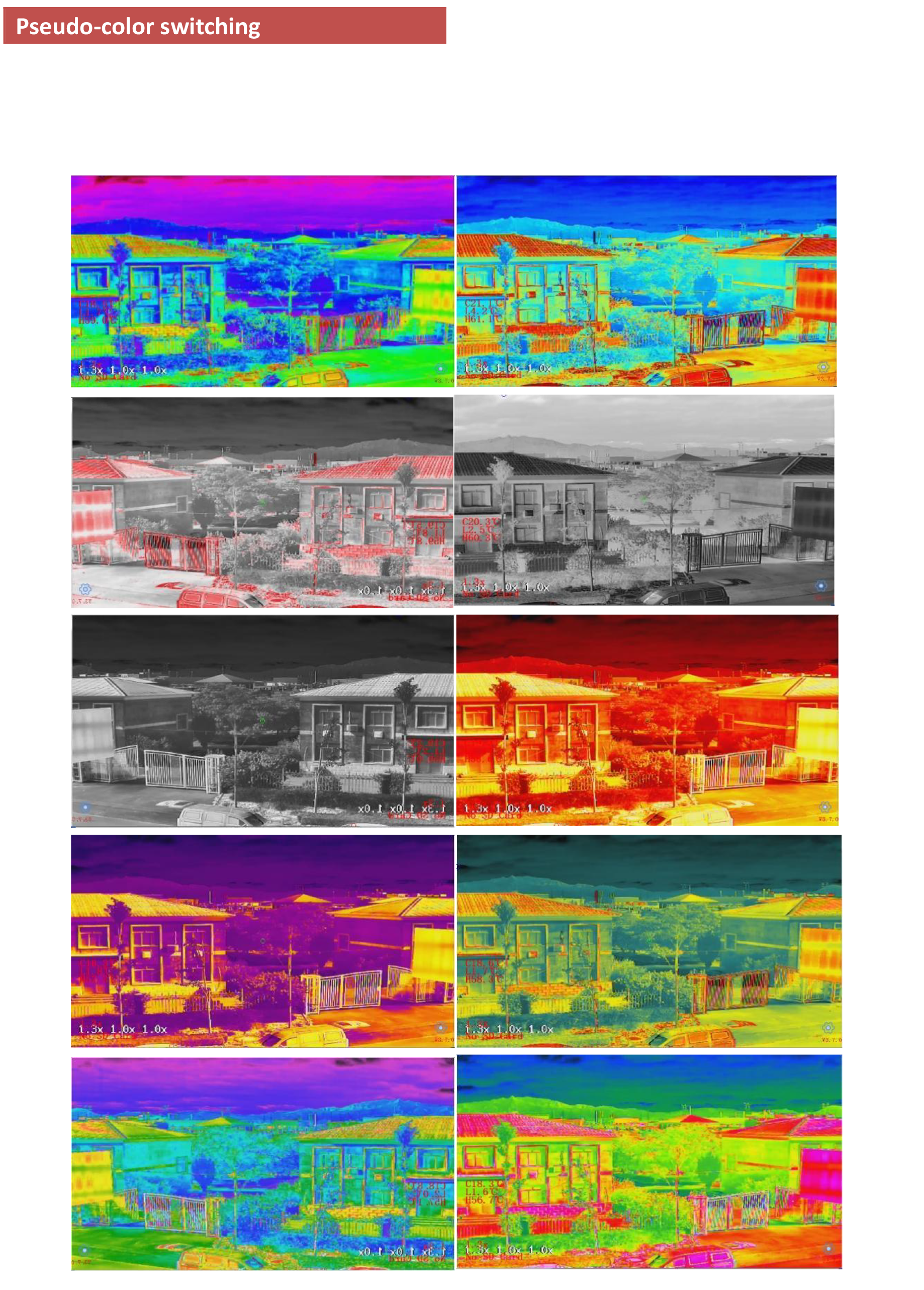 TOPOTEK KHY10G613 Dual Light Drone Gimbal, Advanced EO/thermal camera features: color switching, high sensitivity, 10x/90x zoom, and 640x512 IR resolution.