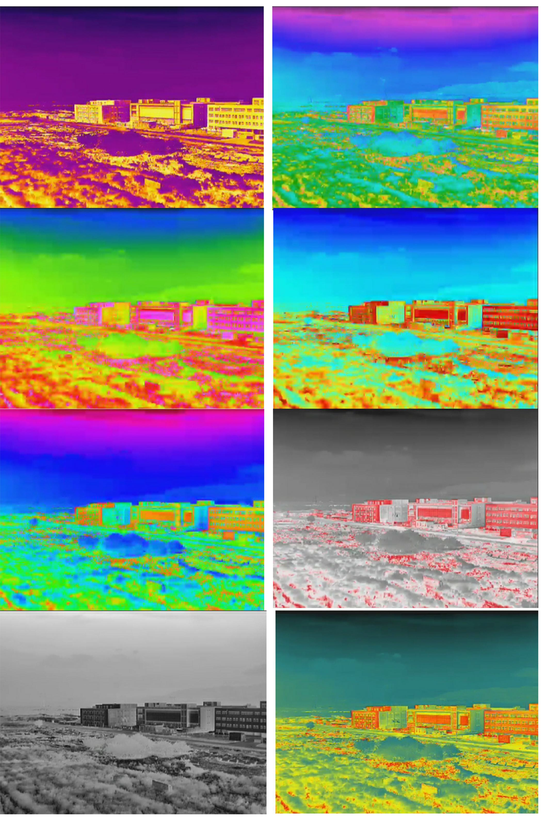 TOPOTEK KHP335G609 Dual Light Drone Gimbal, Sharp visual and thermal images captured by camera with vanadium oxide detector.