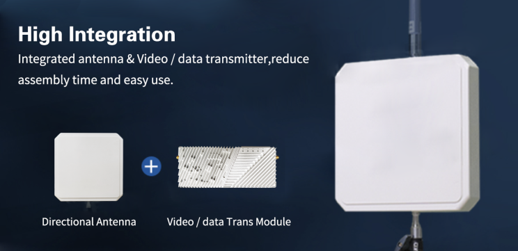 Maestro MK100, High-integration transmitter with antenna for easy setup and use.