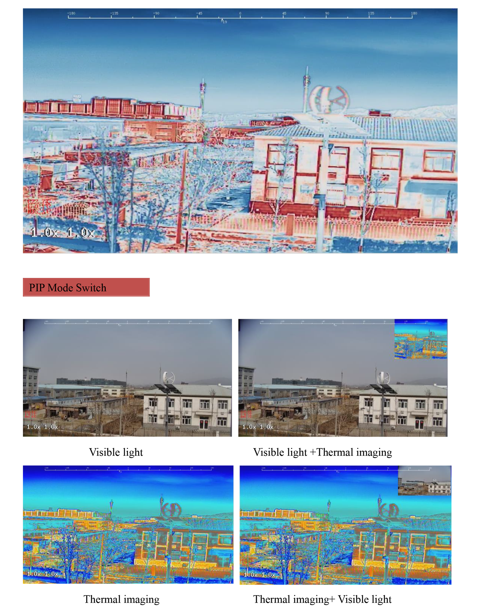 TOPOTEK KHP05M5 Dual Light Drone Camera Gimbal, Effective pixel size: 4 million pixels; captures detailed images in visible light.