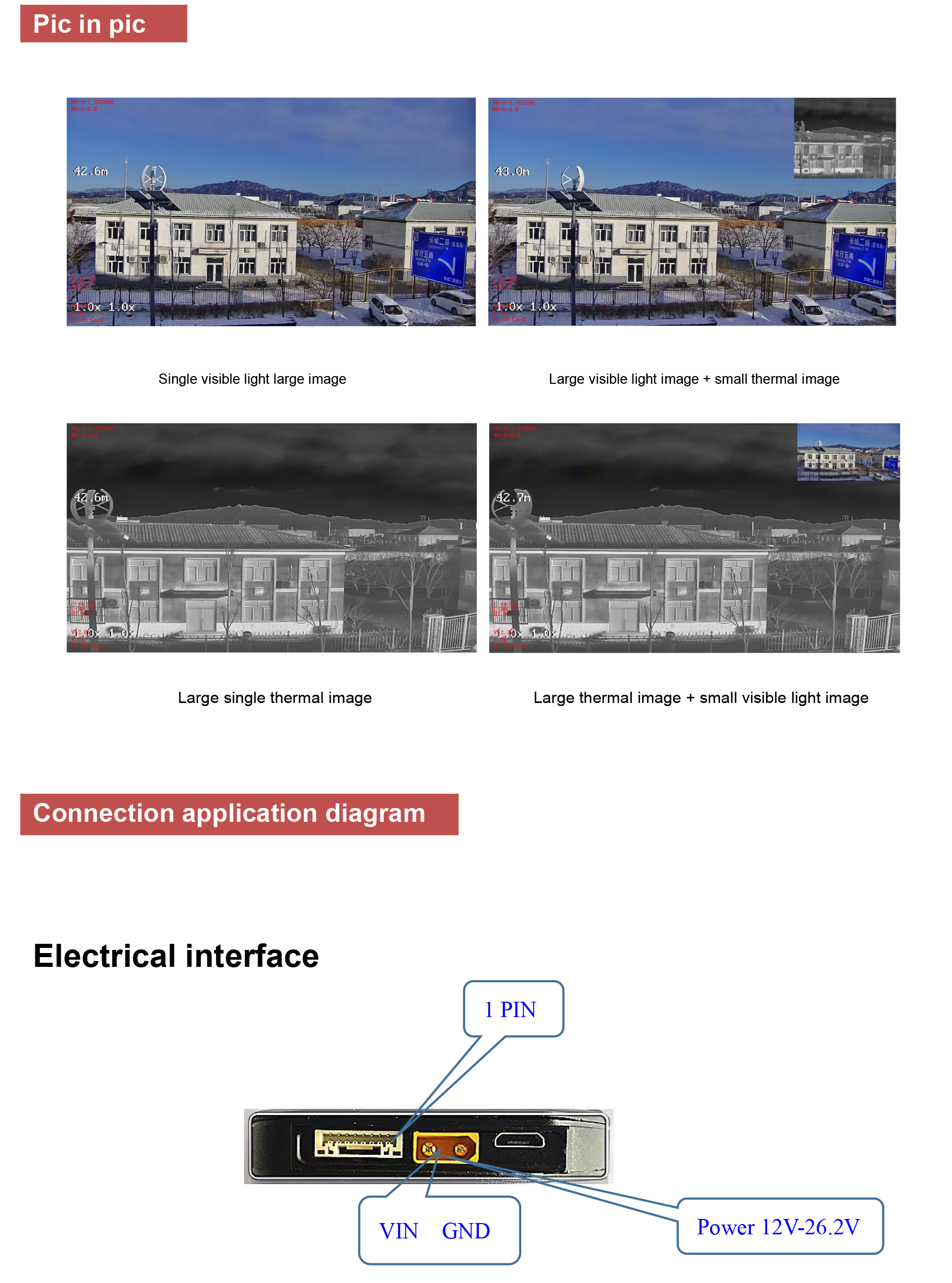 TOPOTEK KIT10A Four-Sensor Drone Gimbal, TOPOTEK's KIT10A drone gimbal features quad-sensor setup with magnification, thermal imaging, and laser range finder.