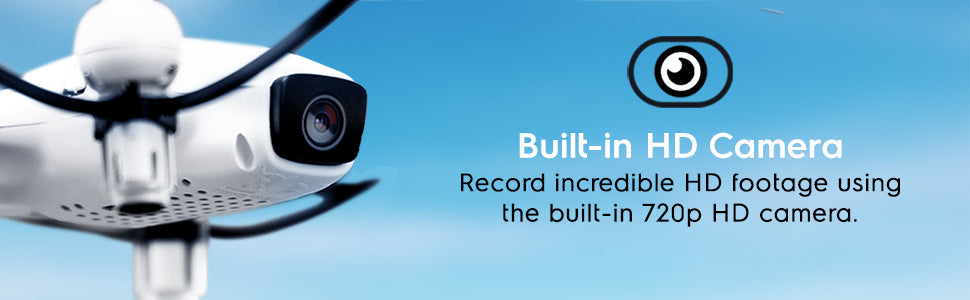 Amcrest A4-W Skyview WiFi Drone with Camera HD 720P FPV Quadcopter 6 内置72op高清摄像头,记录令人难以置信的