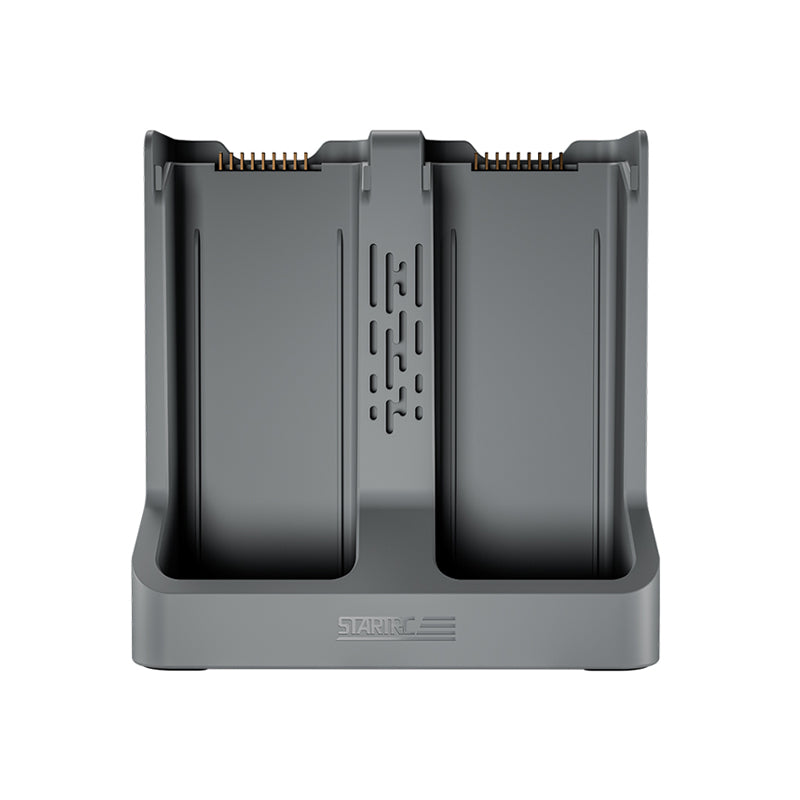 STARTRC Two‑Way Battery Charger Hub for DJI Air 3/Air 3S, PD Fast Charging, Dual USB‑C, 80W Output, 2‑Slot