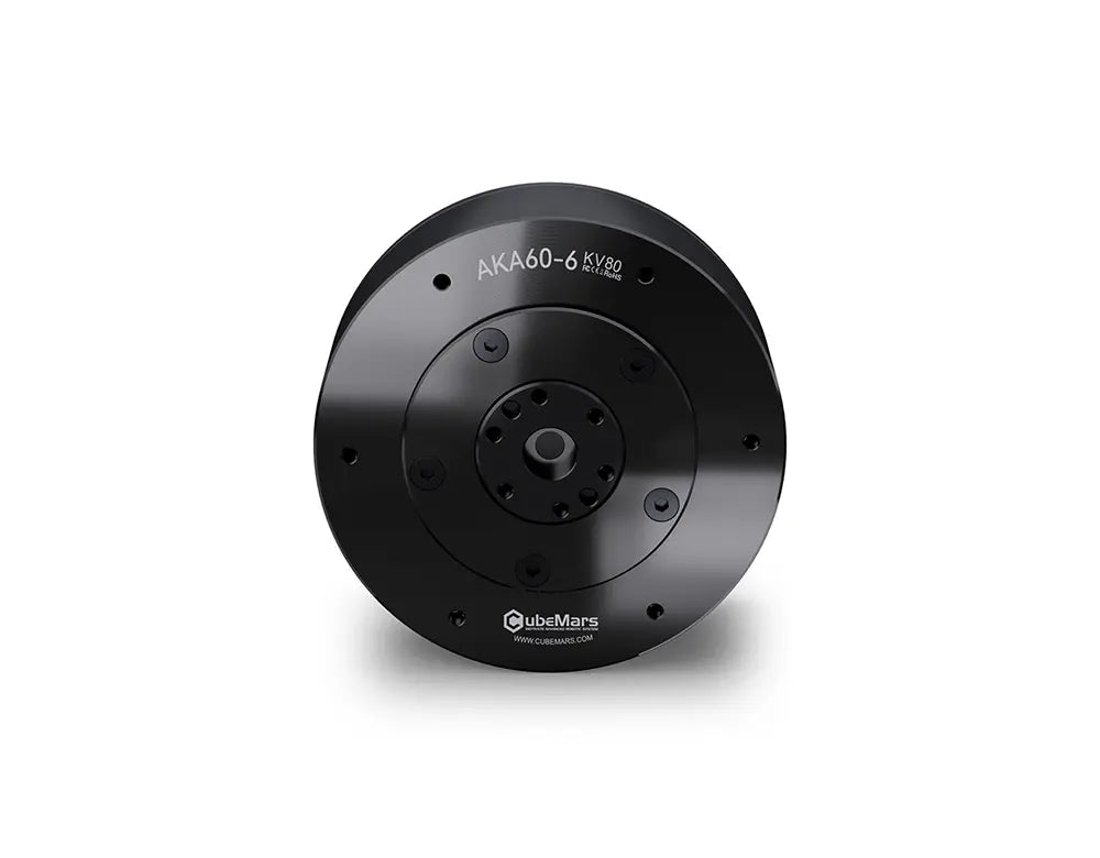 CubeMars AKA60-6 KV80 robotic actuator for AGVs and wheeled robots offers 3Nm torque and high radial load capacity of 18kg.