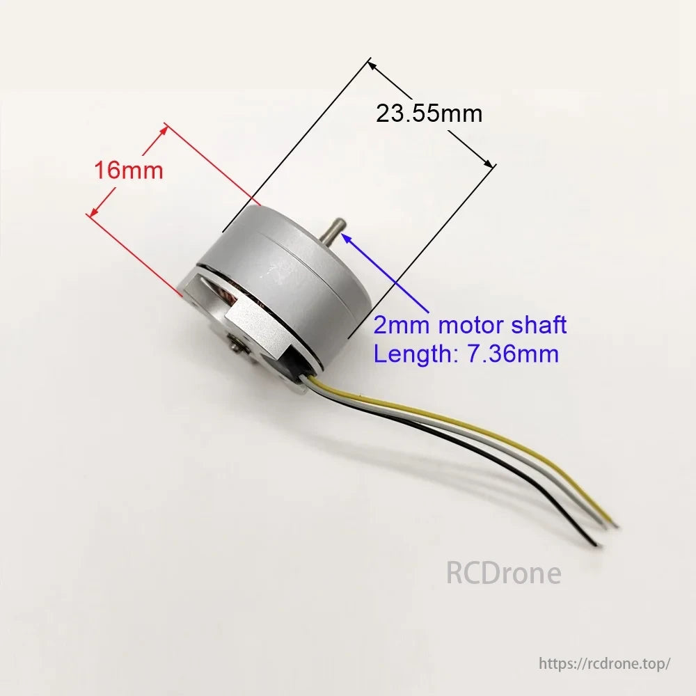 1806 2450KV 3S Brushless Motor, The 1806 brushless motor is lightweight and foldable, suitable for electric gliders and RC airplanes, with up to 520g thrust on 3S power.