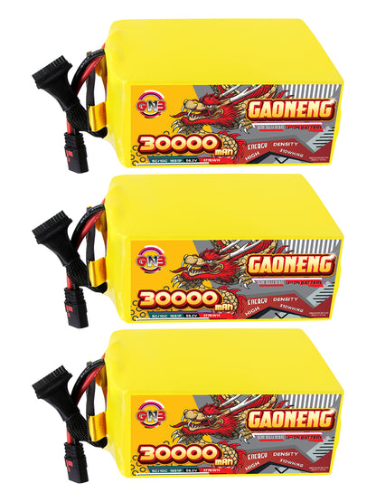 GAONENG GNB 30000mah 16S 59.2V 5C QS8 Semi Solid State Li-ion Battery 310WH/kg