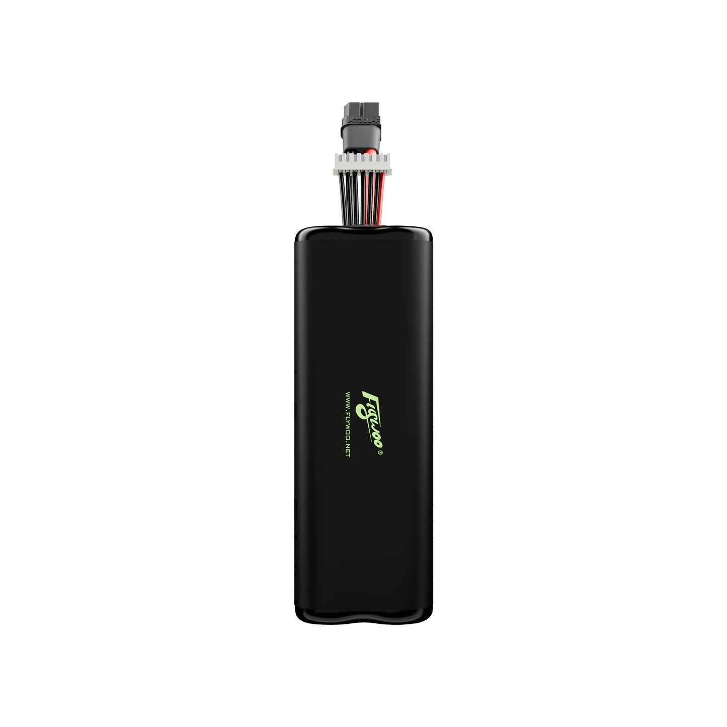 Flywoo Explorer Li-ion battery pack in black heatshrink with XT60 power plug and balance connector leads