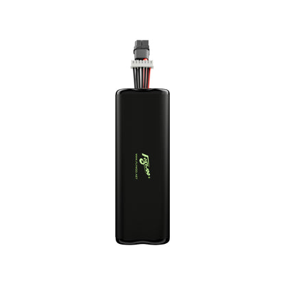 Flywoo Explorer Li-ion battery pack in black heatshrink with XT60 power plug and balance connector leads