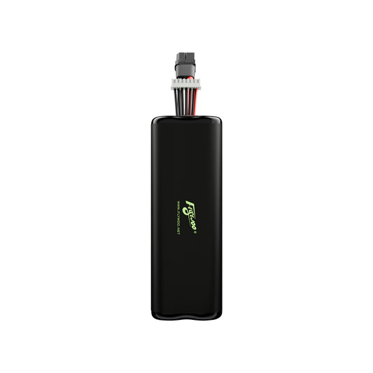 Flywoo Explorer Li-ion battery pack in black heatshrink with XT60 power plug and balance connector leads