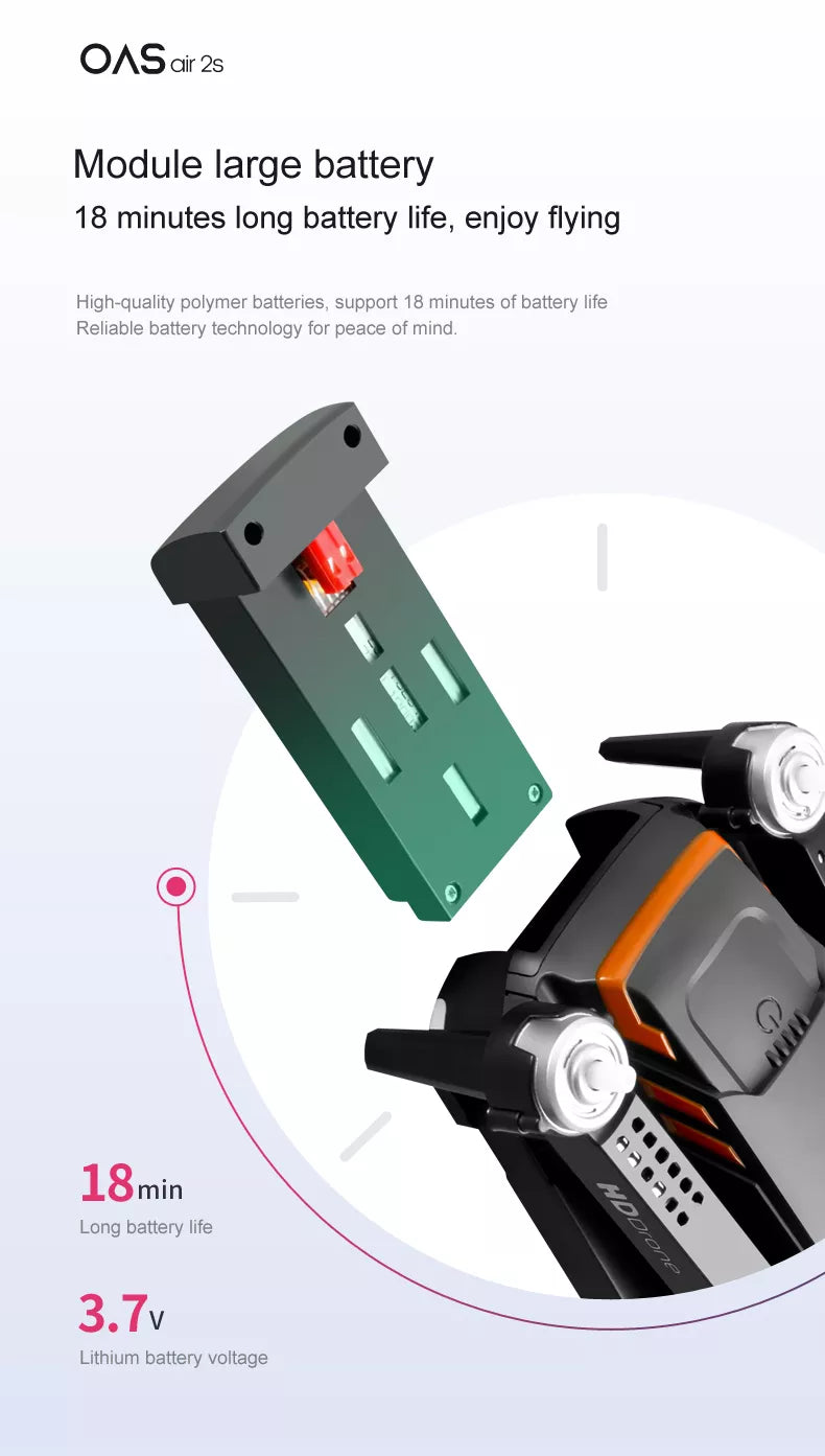 Z888 Drone, oasair 2s module large battery 18 minutes long battery life