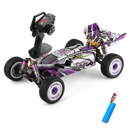 Wltoys 124019 RC Car 1/12 4WD 60km/h High Speed Off-Road Buggy with Alloy Chassis & 550 Motor