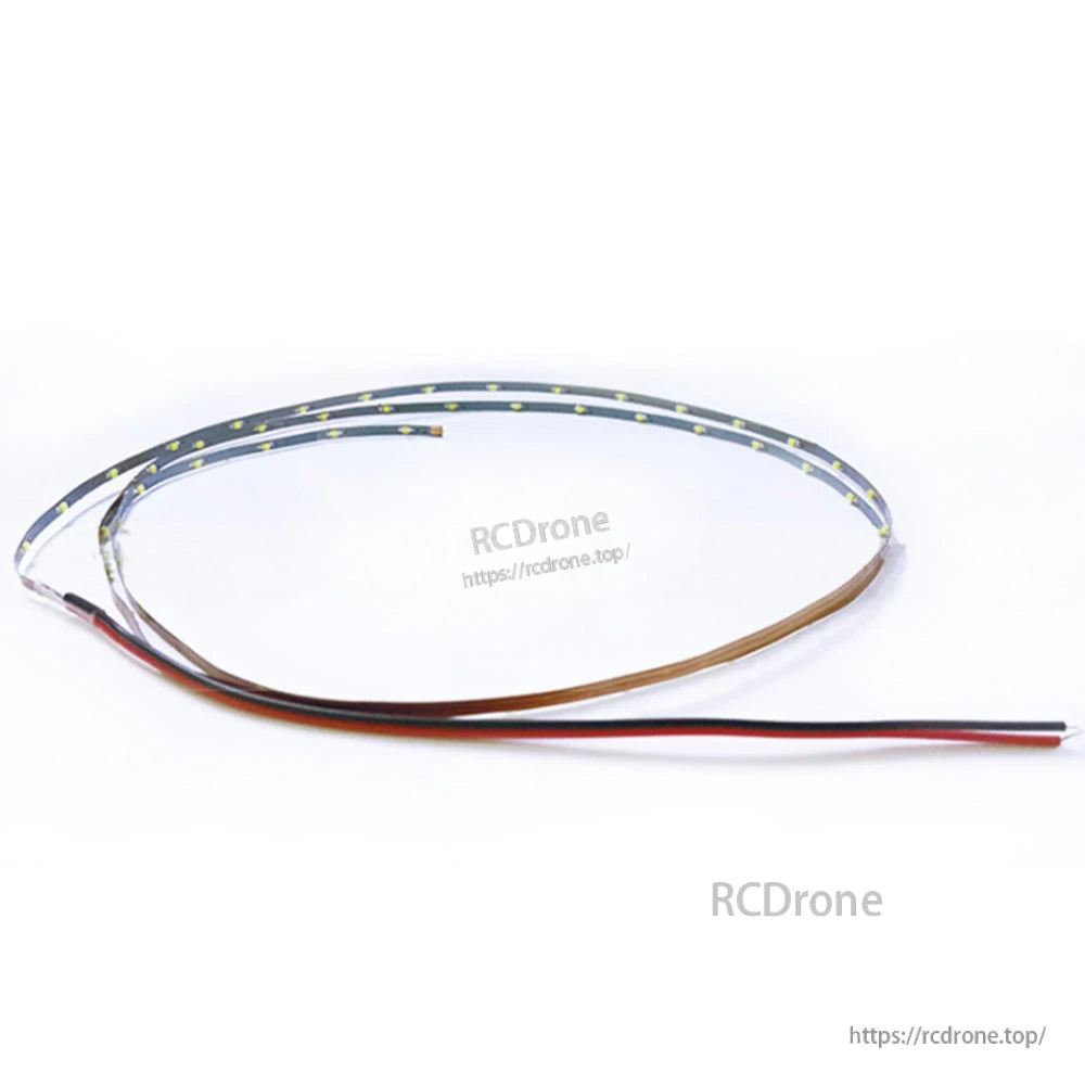 1M 2.5mm DC 5V Dream Color LED Strip Light strip unlit, flexible tape with red and black power wires