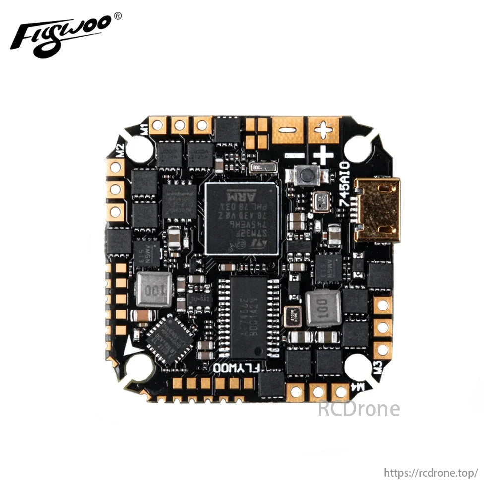 (1MB ফ্ল্যাশ) GOKU GN 745 40A AIO BL_32 V1.2 (MPU6000 ) 25.5 X 25.5 5V/9V