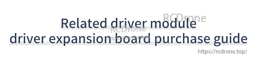 Header banner for related driver module and expansion board purchase guide
