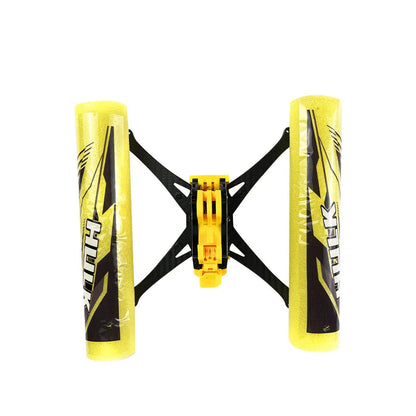 DARWIN HULK II waterproof FPV drone frame kit with foam float tubes, top-down view