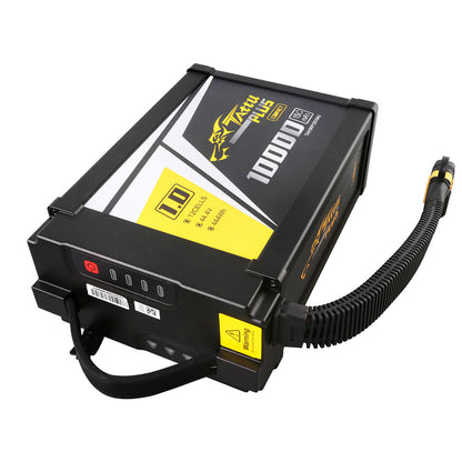 Tattu Plus 1.0 কমপ্যাক্ট ১০০০০mAh ১২S ৪৪.৪V ১৫C LiPo স্মার্ট ব্যাটারি প্যাক, AS150U প্লাগ