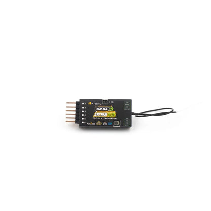 FrSky Archer Plus R6 Lite 2.4GHz telemetry receiver board with pin header and antenna lead
