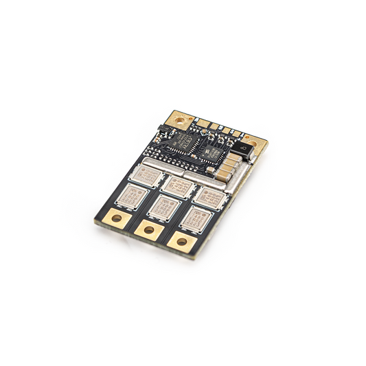 OddityRC Vortex F80 80A 3-8S single ESC, component side with MOSFETs and solder pads
