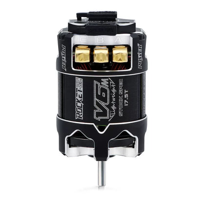 Rocket-RC 540 V6-M sensored brushless motor front view with A, B and C phase terminals