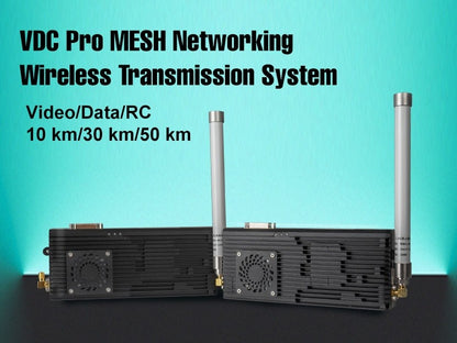 Foxtech VDC Pro 10KM 30KM 50KM 1.4GHZ 1.5GHZ MESH Networking Wireless Transmission System