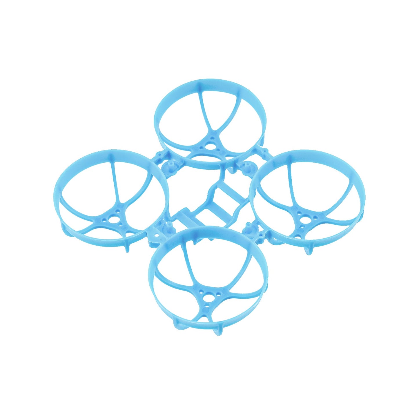 Meteor65 Pro 66mm PP whoop frame in sky blue, ducted brushless quad frame