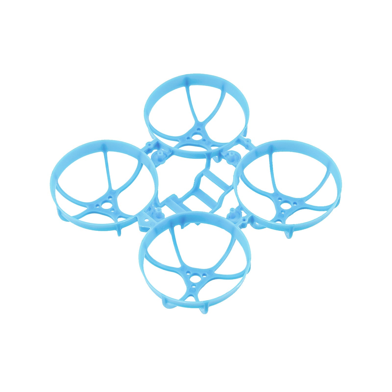 Meteor65 Pro 66mm PP whoop frame in sky blue, ducted brushless quad frame