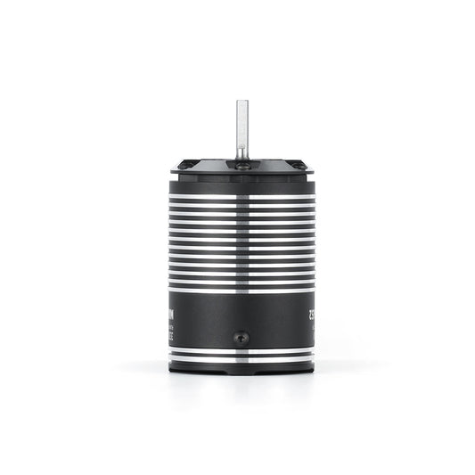 MAD Runner 3652 sensored brushless motor with black can, silver cooling fins, and protruding steel shaft