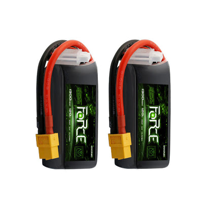 2-Pack Ovonic Force 3S 1300mAh 120C 11.1V LiPo Battery w/XT60 Plug