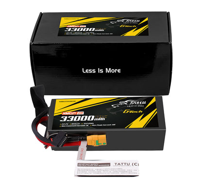 Tattu Semi-solid State 330Wh/kg 33000mAh 22.2V 6S1P G-Tech LiPo Batteripaket, 10C, XT90-S kontakt