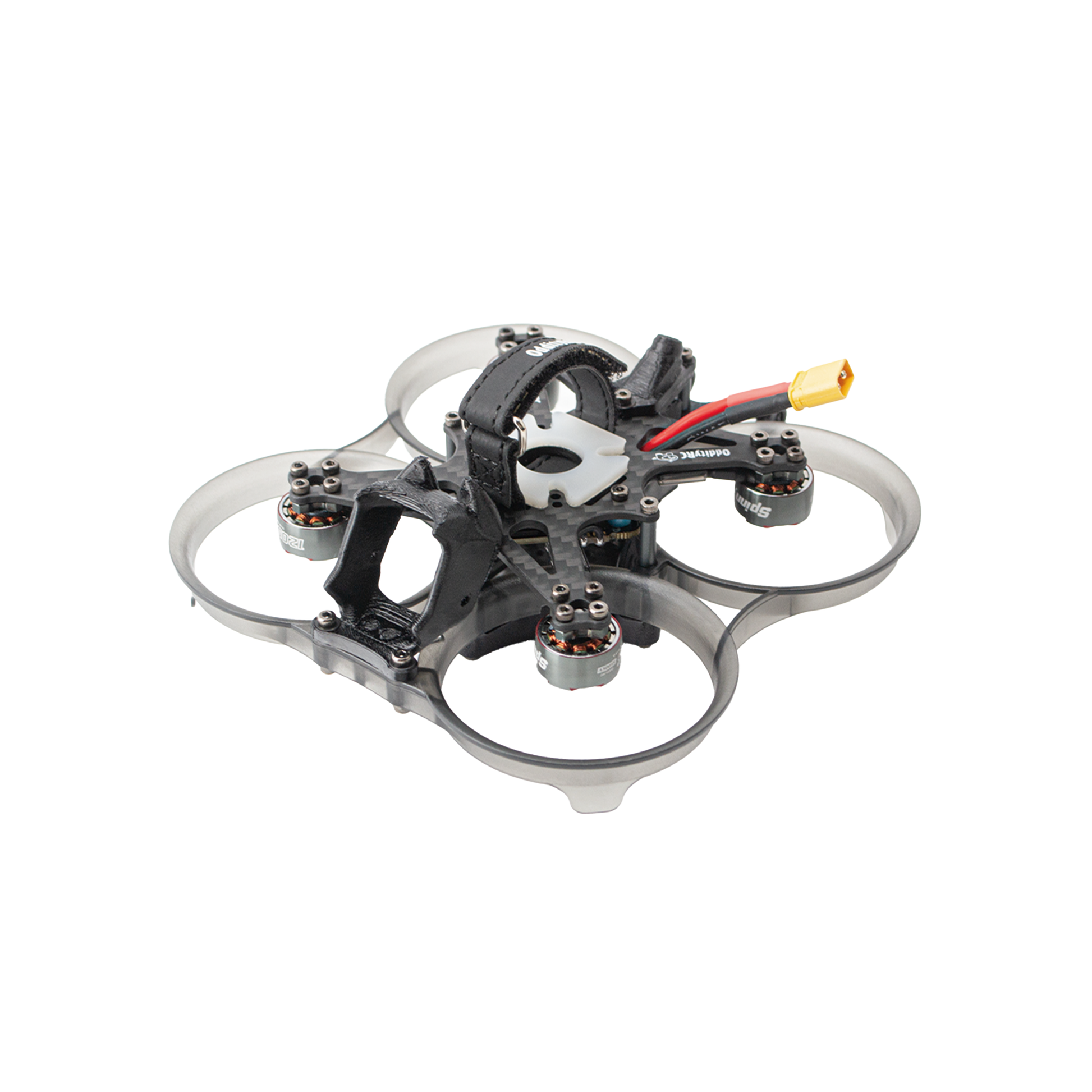 OddityRC XI20 Pro 2-inch cinewhoop FPV drone frame with ducts, carbon top plate and XT30 lead