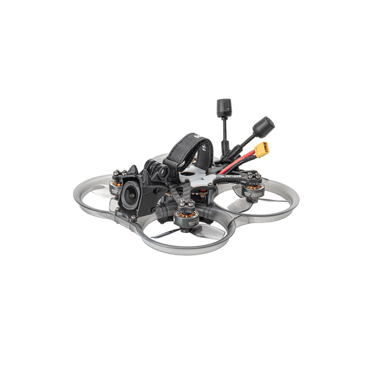OddityRC XI25 Pro HD O4 PRO Version FPV Drone angled view with ducted prop guards and dual antennas