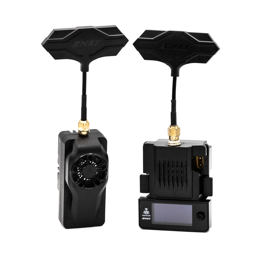 EMAX Aeris Link ELRS transmitter module set with antennas, Aeris Link TX and Micro on white