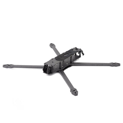 HGLRC MY10 10-Inch FPV Frame carbon fiber kit assembled view with long 10-inch arms