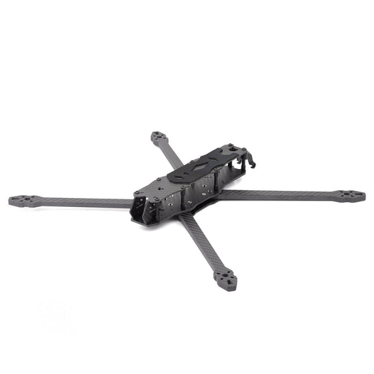 HGLRC MY10 10-Inch FPV Frame carbon fiber kit assembled view with long 10-inch arms