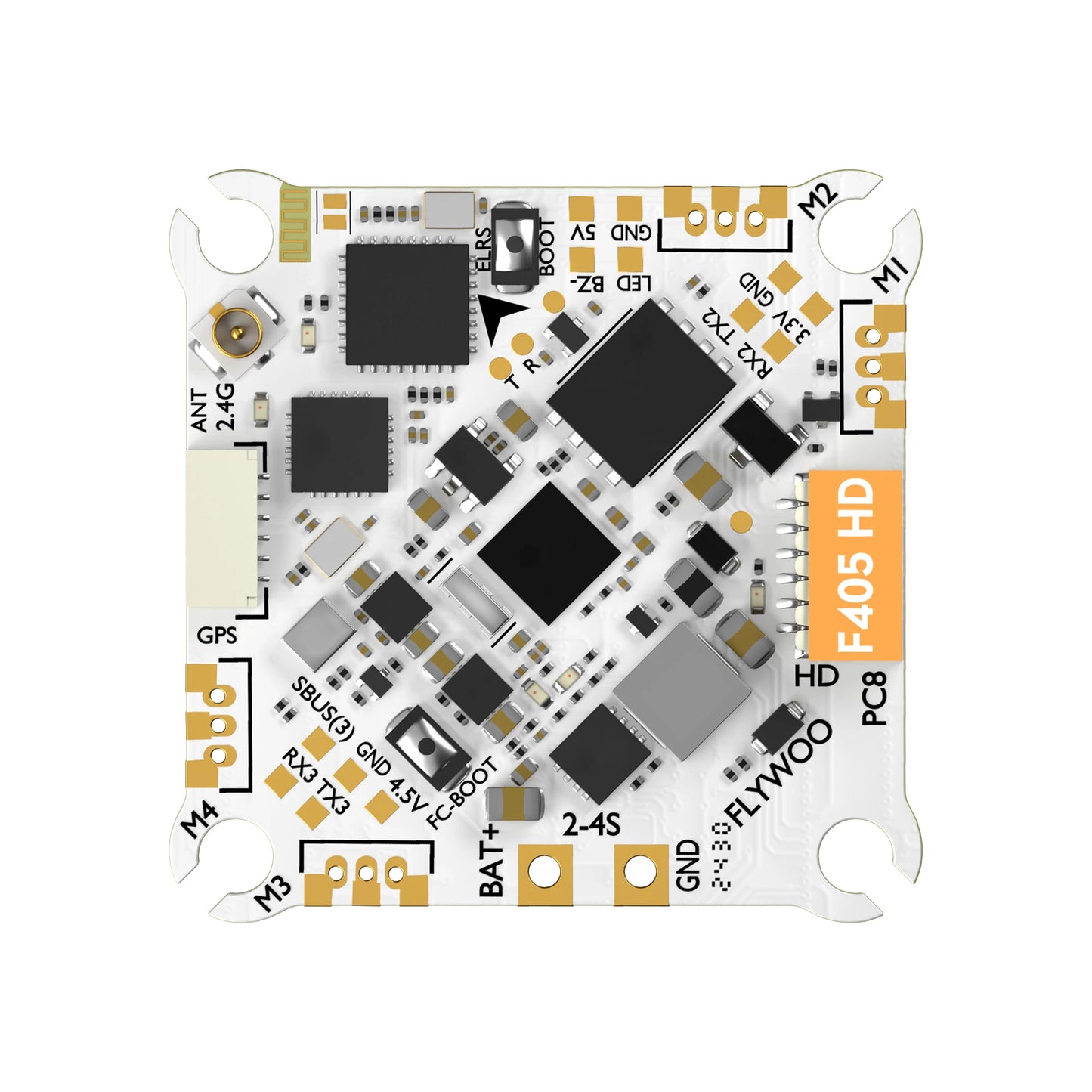 Flywoo GOKU F405 HD 3-4S 20A Contrôleur de vol AIO, ELRS 2.4G, O4/O4 Pro Prise&Play