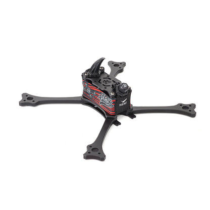 HGLRC Wind5 Lite V2 racing frame kit, 195mm wheelbase, carbon fiber frame with quick-release arms