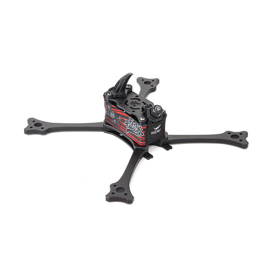 HGLRC Wind5 Lite V2 racing frame kit, 195mm wheelbase, carbon fiber frame with quick-release arms