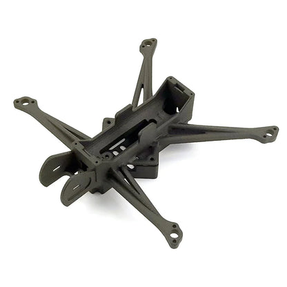 Darwin18650 FPV Frame main angled view showing four arms and central battery mount cradle
