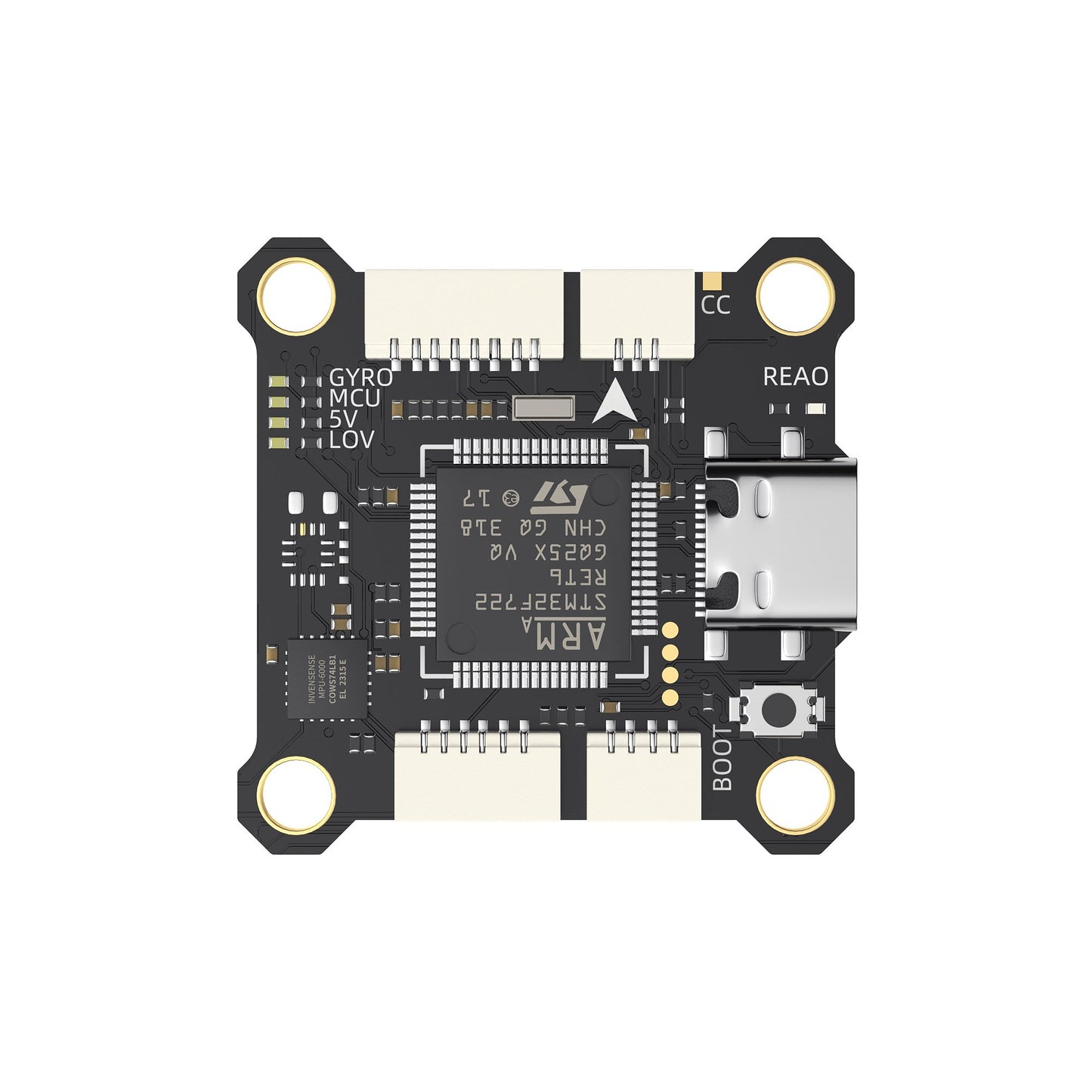 GEPRC TAKER F722 SE Flight Controller – STM32F722, 6 UARTs, 2–6S, MPU6000, Dual BEC, 25.5x25.5mm for FPV Drones