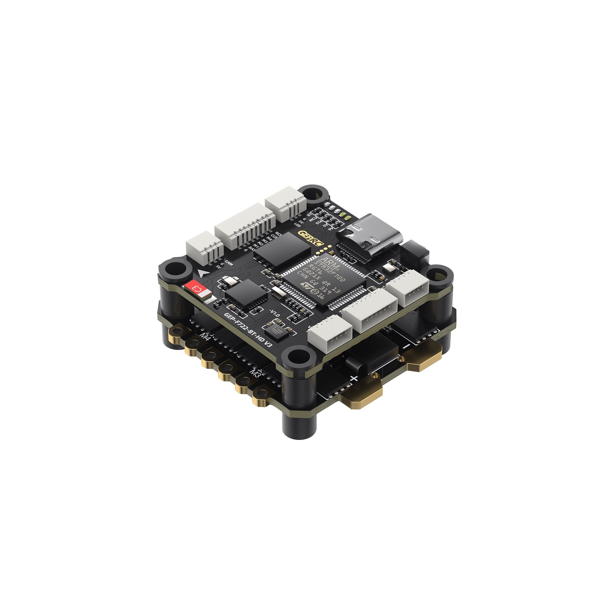 GEPRC TAKER F722 BT 50A 32Bit FPV Drone Stack – 512MB Blackbox, Blueto ...