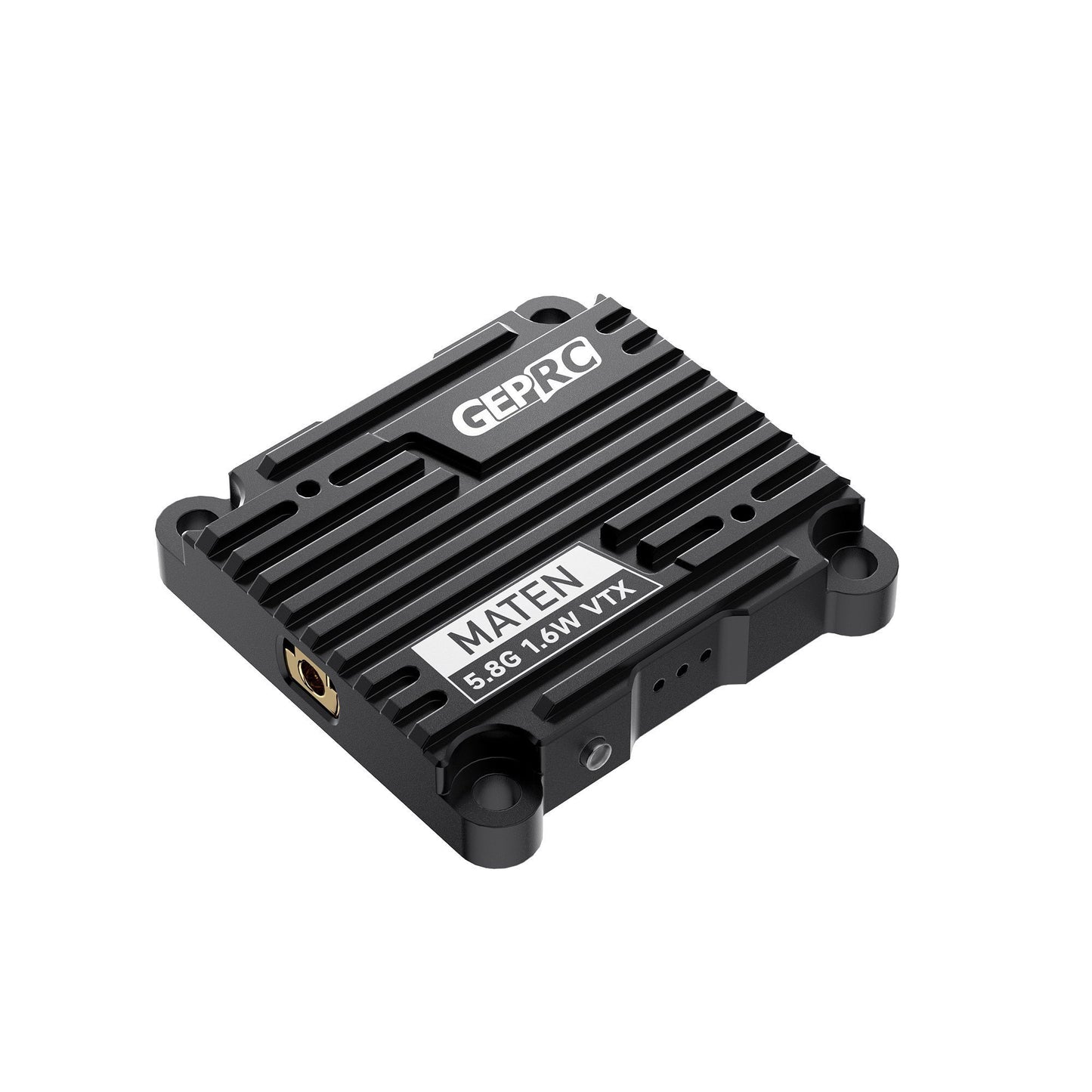 GEPRC MATEN 5.8G 1.6W VTX for FPV Drone – 72CH, 1600mW, IRC Tramp, CNC Case, 7–36V Input