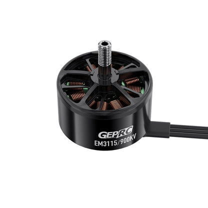 GEPRC EM3115 900KV Long-Range Brushless Motor for 8–10 inch FPV Drones, 6S, 1620W, 5 mm Shaft